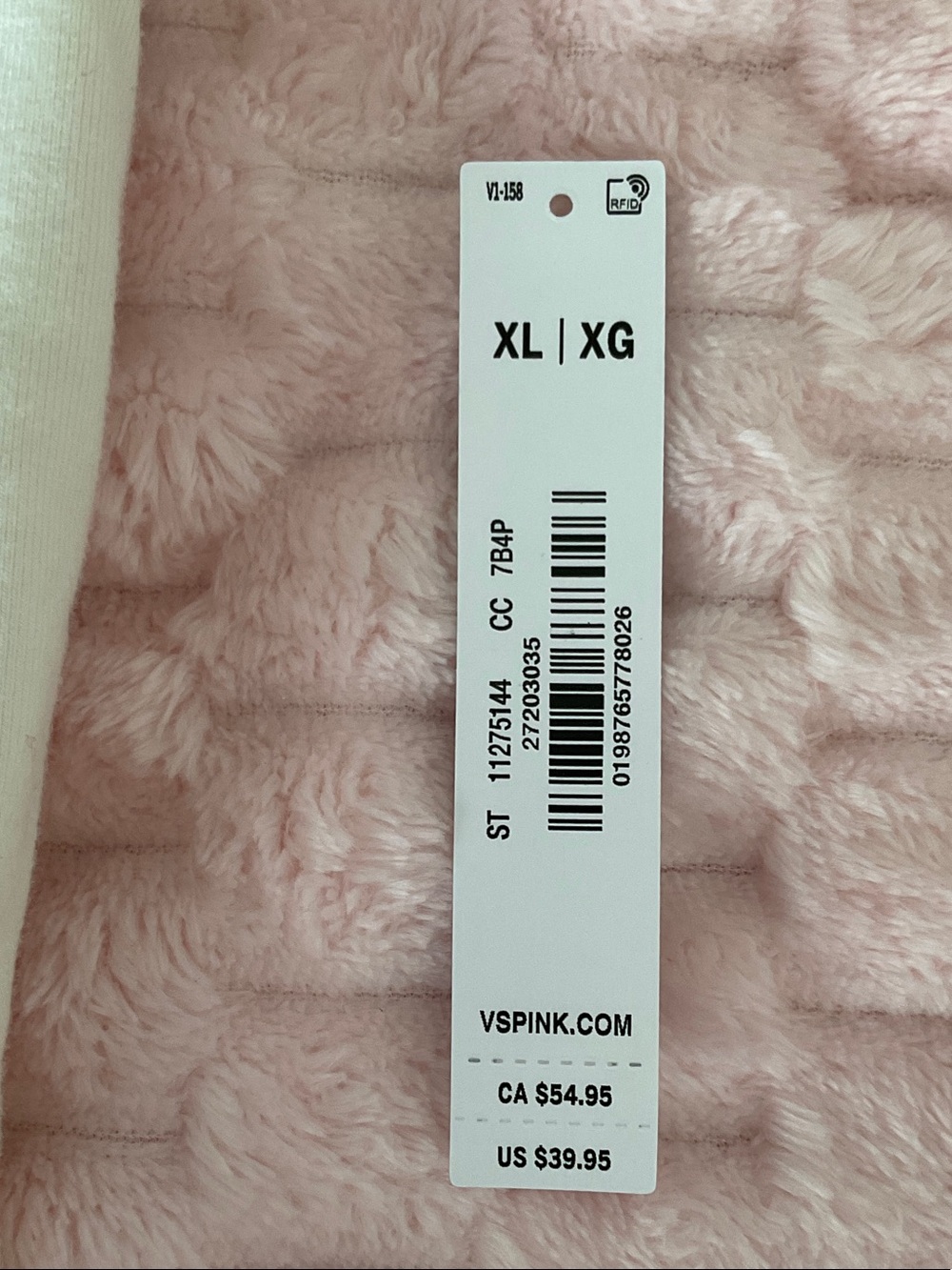 PINK Victoria's Secret Cream Logo Cropped Camisole with Pink Embroidery - Picture 2 of 3